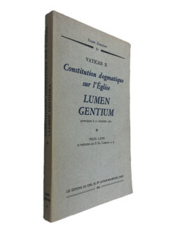 Constitution Dogmatique sur l_Église Lumen Gentium (Vatican II)