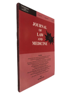 Journal of Law and Medicine (Volume 12 N° 1) - Ian Freckelton