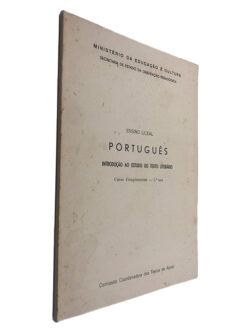 Português (Introdução ao Estudo do Texto Literário - 1º ano) - Comissão Coordenadora dos Textos de Apoio