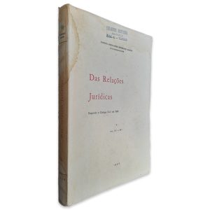 Das Relações Jurídicas (Volume V) - Jacinto Fernandes Rodrigues Bastos