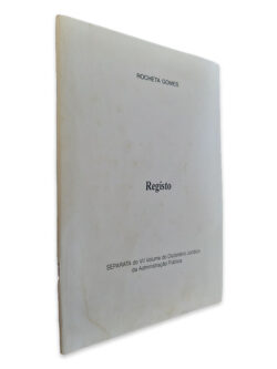 Registo - Rocheta Gomes