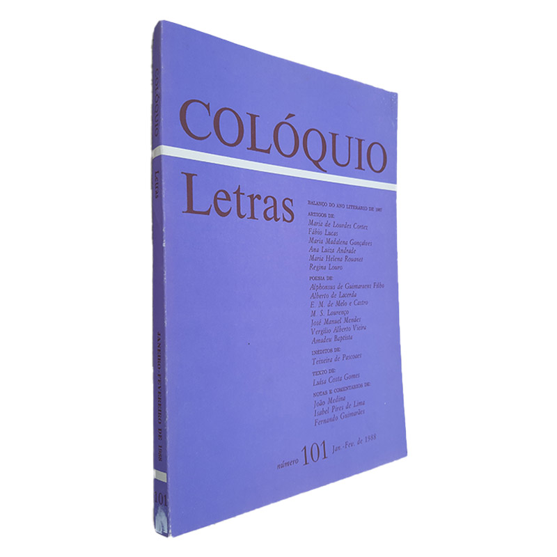 Colóquio Letras (N.º 101) Colóquio Letras (N.º 101)