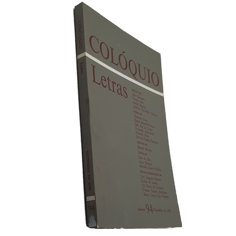 Colóquio Letras (N.º 94) Colóquio Letras (N.º 94)