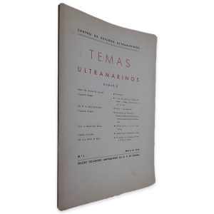 Temas Ultramarinos (N.º 1, maio de 1955)