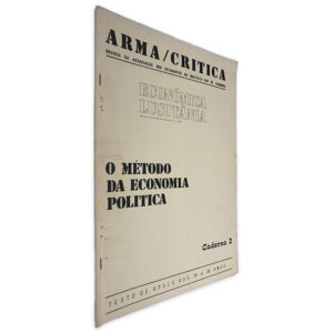O Método da Economia Política (Arma Crítica Caderno 2) - Revista da Associação dos Estudantes do Instituto de Economia