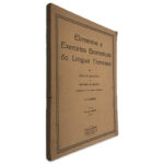 Elementos e Exercícios Gramaticais da Língua Francesa - Emílio Menezes - Matheus de Macedo