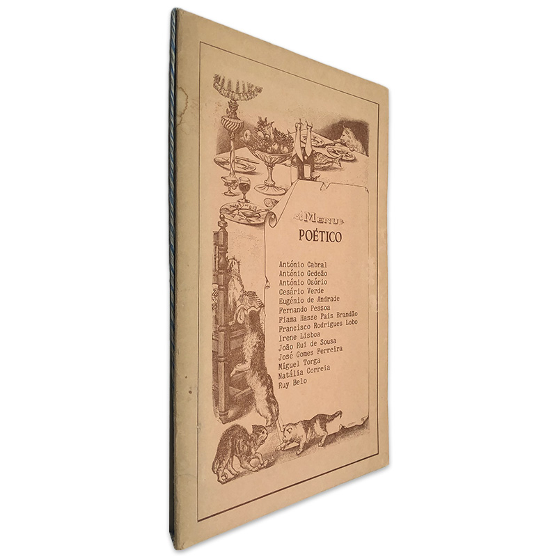 Menu Poético - António Cabral - António Gedeão - António Osório - Cesário Verde Menu Poético - António Cabral - António Gedeão - António Osório - Cesário Verde