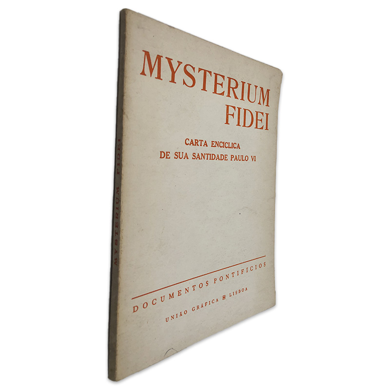 Misterium Fidei (Carta Encíclica de Sua Santidade Paulo VI) Mysterium Fidei (Carta Encíclica de Sua Santidade Paulo VI) - Image 1