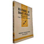 Histoire du droit public (Français) - Gabriel Lepointe