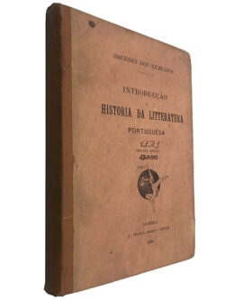 Introducção à história da litteratura portuguêsa - Mendes dos Remedios