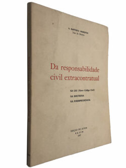 Da responsabilidade civil extracontratual - A. Baptista Marques