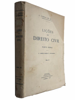 Lições de Direito Civil (Parte geral - vol. II) - L. Cabral de Moncada