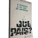 A censura e as leis de imprensa - Alberto Arons de Carvalho