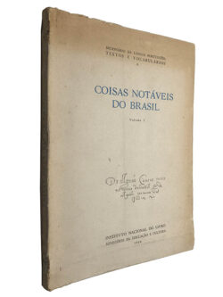 Coisas notáveis do Brasil (Volume I) - A. G. Cunha