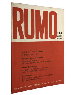 Rumo (N.º 114 - Agosto 1966) - José G. Herculano de Carvalho / Henrique Martins de Carvalho / Manuel L. Rodrigues