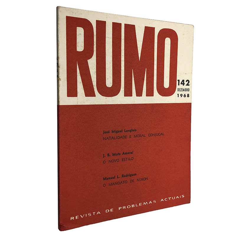 Rumo 142 Dezembro 1968 José Miguel Langliois J B Mota Amaral Manuel L Rodrigues Rumo (N.º 142 - Dezembro 1968) - José Miguel Langliois / J. B. Mota Amaral / Manuel L. Rodrigues - Image 1