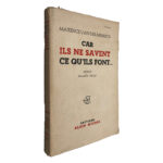 Car ils ne savent ce qu'ils font - Maxence Van Der Meersch