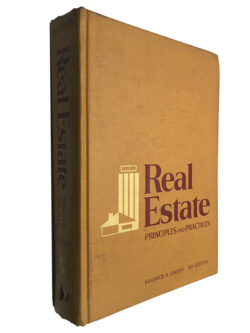 Real Estate principles and practices - Maurice A. Unger