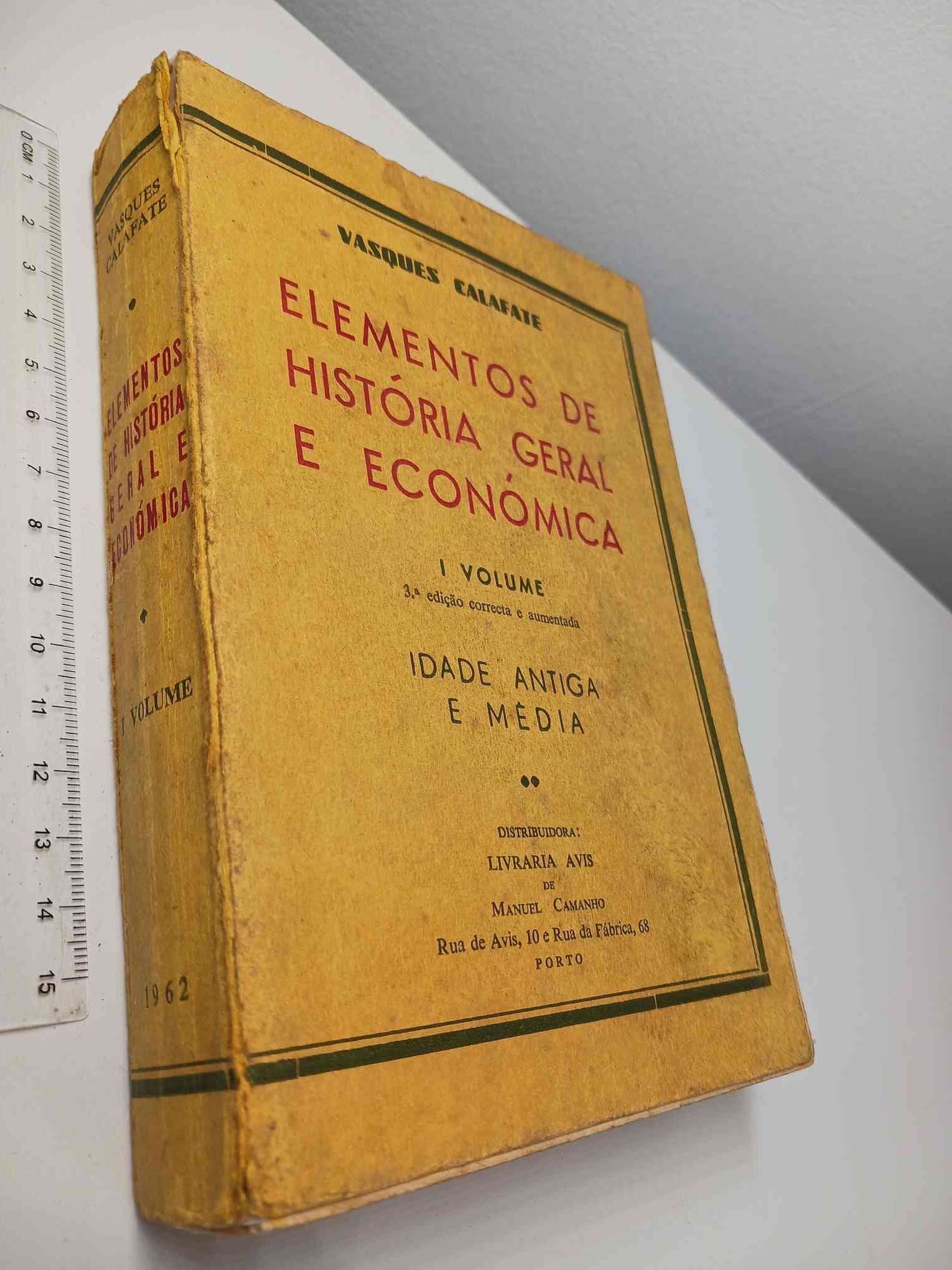 B51 - (20) Elementos de história geral e económica (Volume I - Idade Antiga e Média) - Vasques Calafate - Image 1