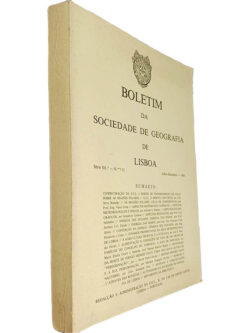 Boletim da Sociedade de Geografia de Lisboa (Série 101.ª - N.º 7-12 - Julho-Dezembro 1983)