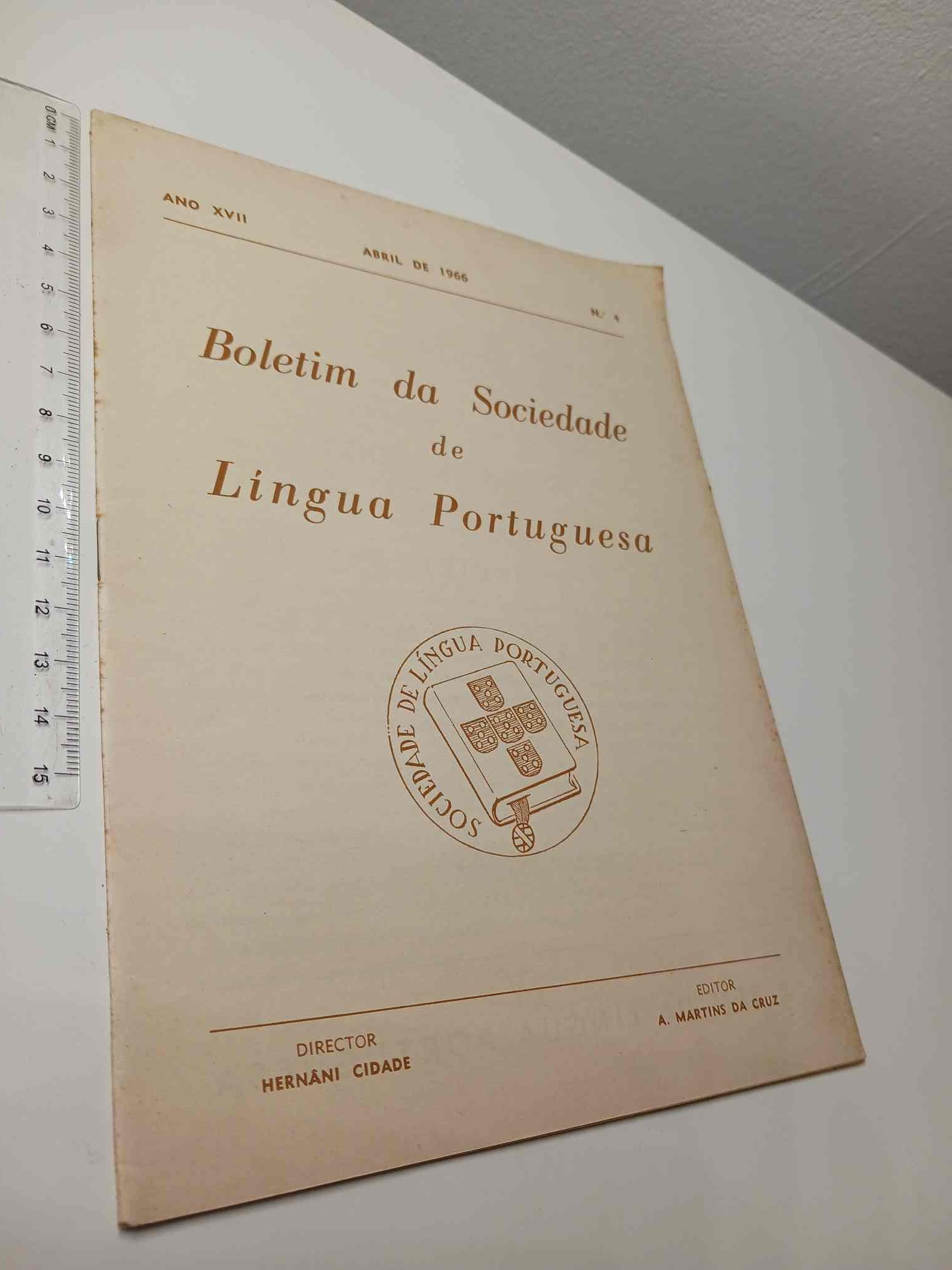 C317 - (50) Boletim da Sociedade de Língua Portuguesa - Hernâni Cidade - Image 1