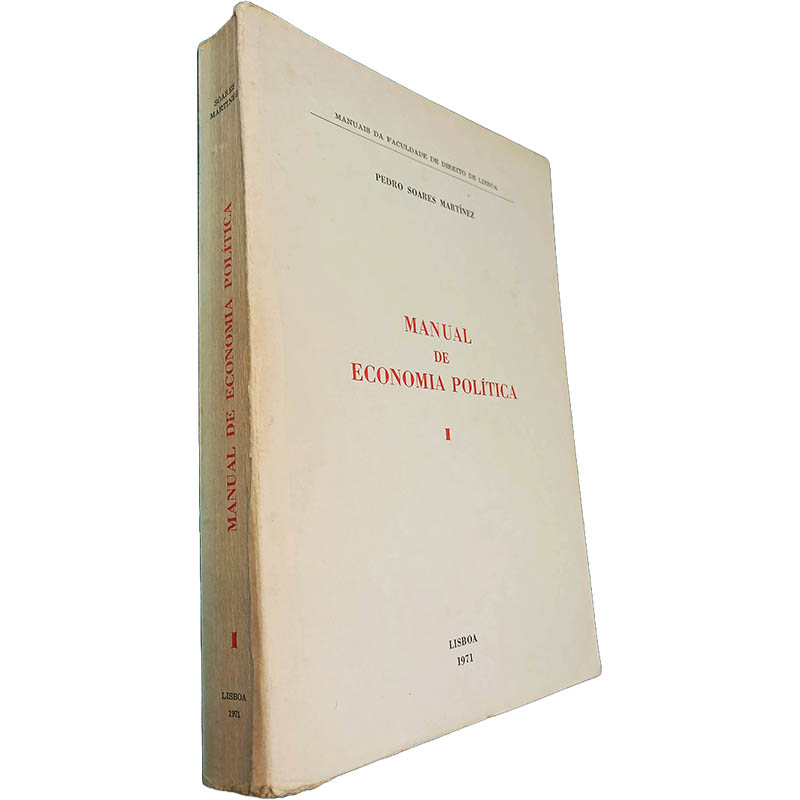Manual de economia política Volume I Pedro Soares Martínez Manual de economia política (Volume I) - Pedro Soares Martínez - Image 1