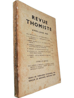 Revue Thomiste (Avril-Juin 1939)
