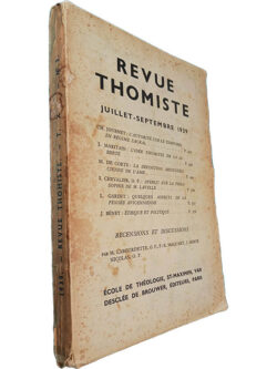 Revue Thomiste (Juillet-Septembre 1939)