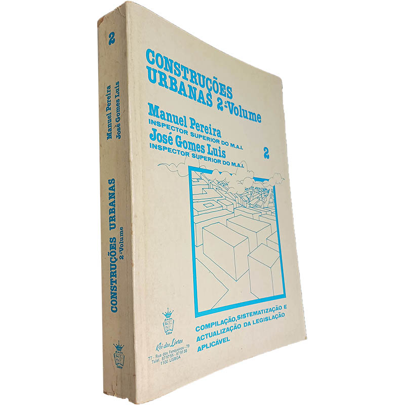 Construções urbanas 2 Volume Manuel Pereira José Gomes Luis Construções urbanas (2.º Volume) - Manuel Pereira / José Gomes Luis - Image 1