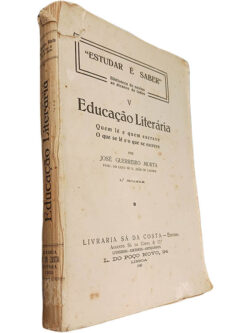 Educação literária (Volume V) - José Guerreiro Murta