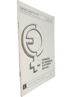 Femmes et hommes d'Europe en 1983 (Supplement N.º 16 à Femmes d'Europe)