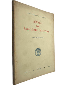 Revista da Faculdade de Letras (Série de Filosofia - Volume I - Fascs. 2/3 - 1971)
