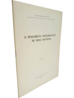 O pensamento epistemológico de Emile Meyerson - Dr. Fernando dos Santos