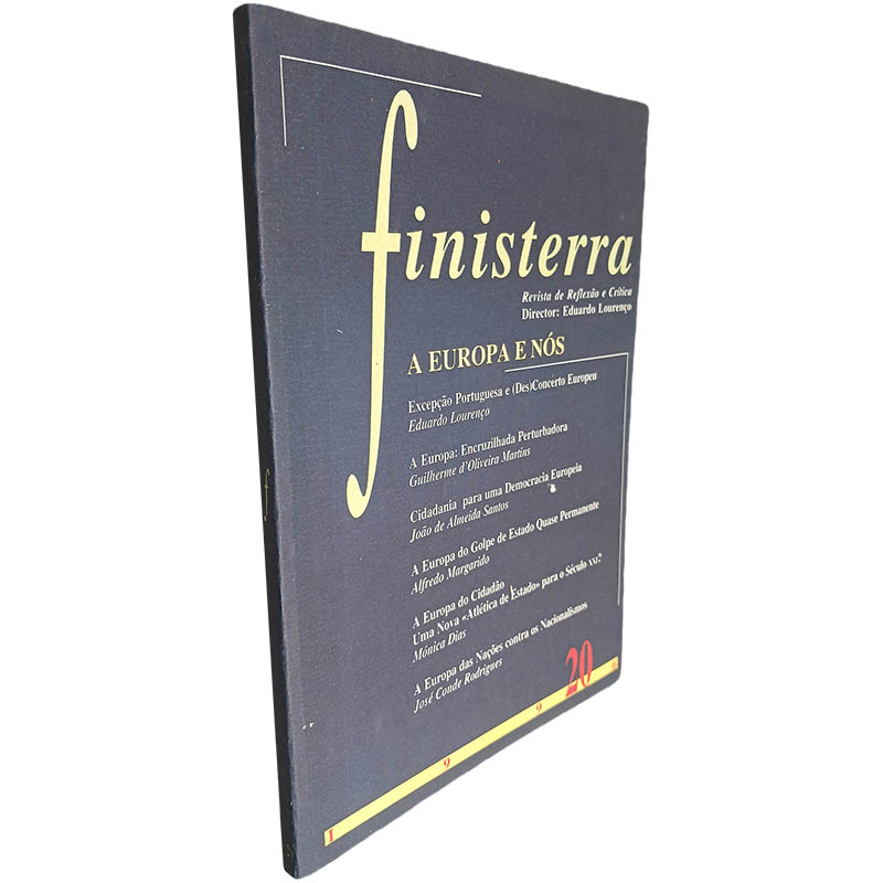Finisterra Revista de Reflexão e crítica N 20 1996 A Europa e nós Eduardo Lourenço A Europa e nós - Eduardo Lourenço - Image 1