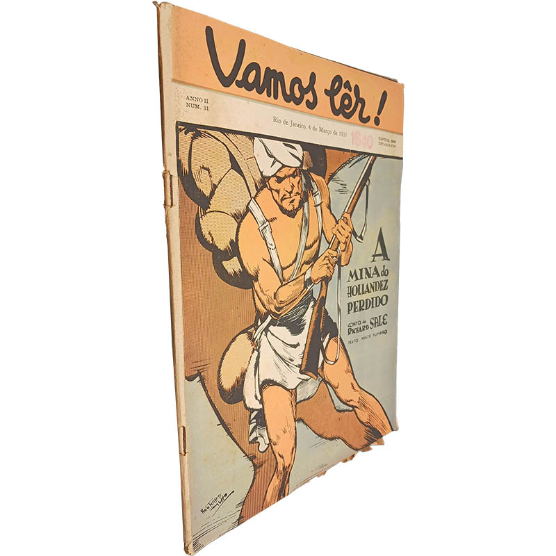A mina do Hollandez perdido Revista Vamos lêr N 31 1937 Richard Sale A mina do Hollandez perdido (Revista Vamos lêr! - N.º 31 - 1937) - Richard Sale - Image 1