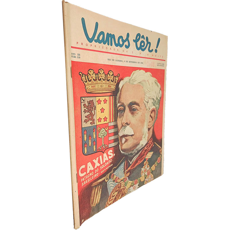 Caxias patrono do soldado brasileiro Revista Vamos lêr N 110 1938 Caxias, patrono do soldado brasileiro (Revista Vamos lêr! - N.º 110 - 1938) - Image 1