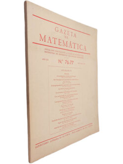 Gazeta de Matemática (N.º 76-77 - Set/Dez 1959) - Vários