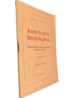 Antologia sociológica (9.º Caderno) - António Sérgio
