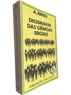Dicionário das ciências sociais - A. Birou