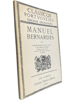 Manuel Bernardes (Volume II) - A. Prado Coelho