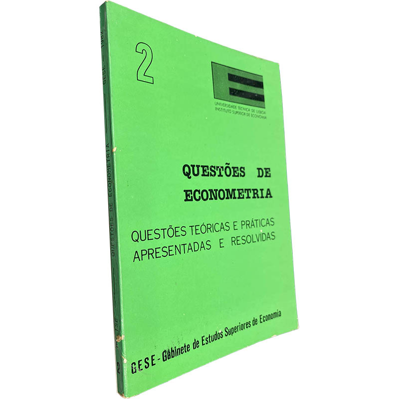 Questões de econometria (Volume II) - João da Costa Pereira / João Manso Neto / Luz de Almeida Questões de econometria (Volume II) - João da Costa Pereira / João Manso Neto / Luz de Almeida