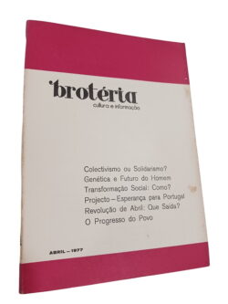 Brotéria cultura e informação Abril 1977 -