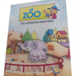 El zoo con adhesivos removibles -
