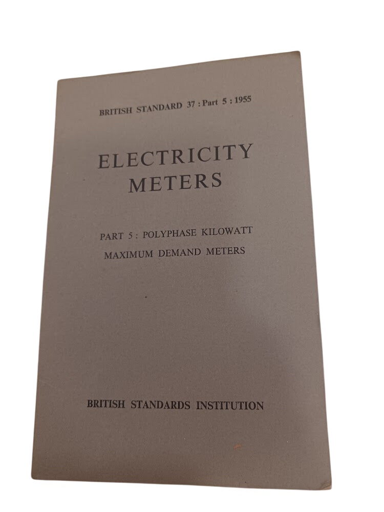 Electricity Meters Part 5: Polyphase Kilowatt Maximum Demand Meters - Electricity Meters Part 5: Polyphase Kilowatt Maximum Demand Meters -