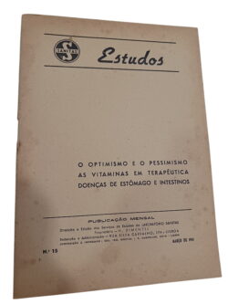 Estudos N.º 15 - O Optimismo e o Pessimismo