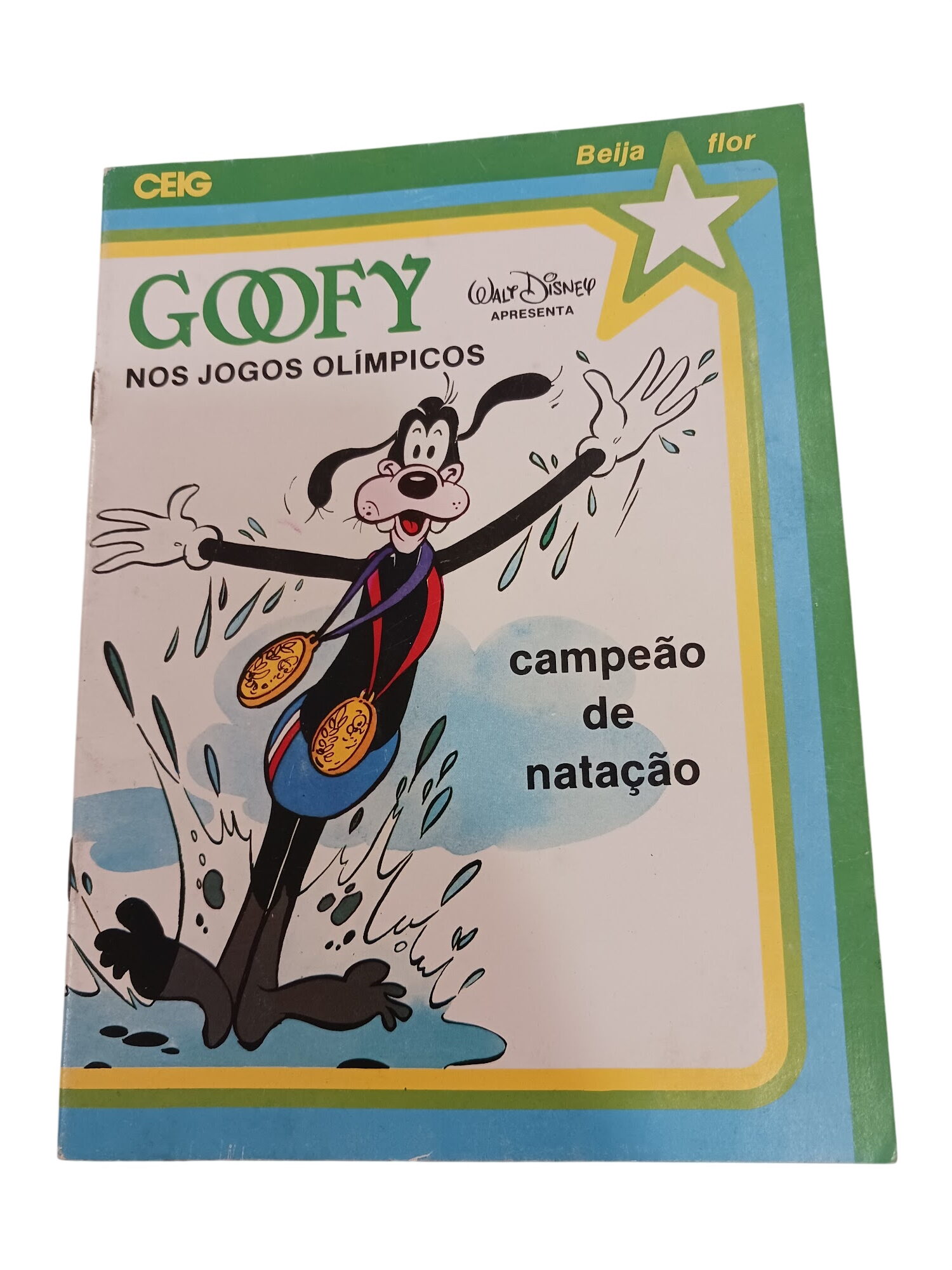 Goofy nos Jogos Olímpicos nº campeão de natação - Walt Disney Goofy nos Jogos Olímpicos nº campeão de natação - Walt Disney