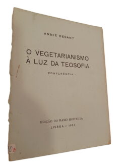 O Vegetarianismo À Luz da Teosofia - Annie Besant
