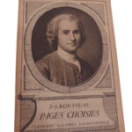 Pages choisies - J.-J. Rousseau
