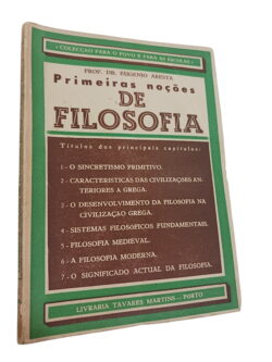 Primeiras Noções de Filosofia - Prof. Dr. Eugénio Arista
