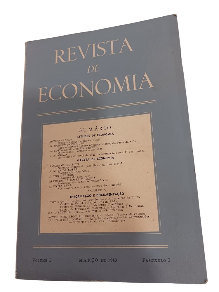 Revista de Economia - Volume I Fascículo I Março de 1948 - Revista de Economia - Volume I Fascículo I Março de 1948 -
